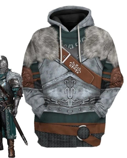 Men's And Women's 3d Printed Popular Game Dark Souls Hoodie New Fashion Casual Hooded Sweatshirt Cool Sport Oversized Loose Top