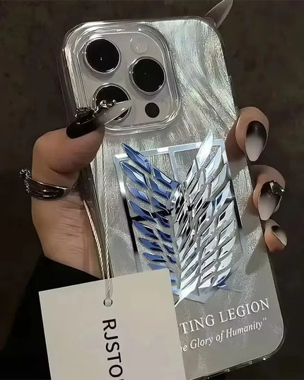 For iPhone 17 16 Pro Max Cases Hot Anime Attack On Titan Phone Case For iPhone 17 Air 16 15 14 13 12 11 Pro Max 7 8 SE2 Cover