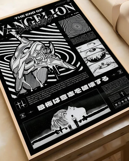 1PC G-Genesis N-NeonS E-Evangelion Poster Poster Paper Print Home Living Room Bedroom Entrance Bar Cafe Art Painting Decoration