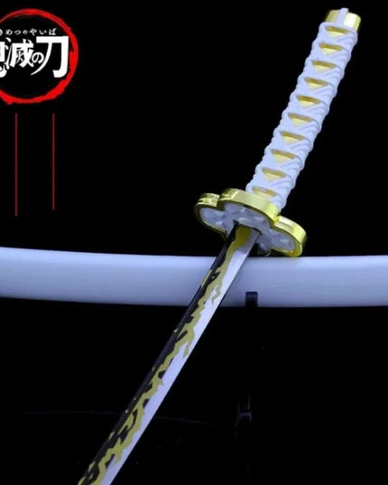 25cm Demon Slayer Katana Swords Kimetsu No Yaiba Samurai Sword Real Size Japanese Katana Anime Cosplay Prop Home Decoration