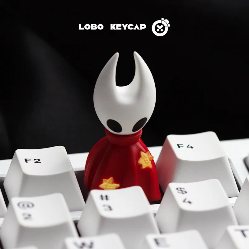 Hollow Knight Keycap Single Transparent Kawaii Hornet Creative Keycap Resin Mechanical Keyboard Customized Esc Game Peripheral
