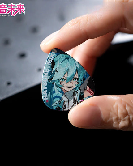 3PCS Hatsune Miku Multicolor Guitar Picks Acrylic Guitar Picks for Acoustic Electric Guitars Bass or Ukulele Guitar Accessories