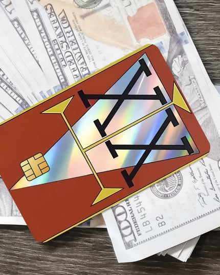 HUNTER Film Skin Cover Credit Card Stickers 4PCS Debit Front Anime H-HUNTER x Decoration Bank Bus Pass Waterproof