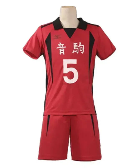 Anime Haikyuu Nekoma Middelbare School Kenma Kozume Cosplay Kostuum Geen 5 Jersey Korte Mouw Sportkleding Halloween Kleding