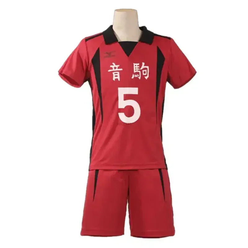 Anime Haikyuu Nekoma Middelbare School Kenma Kozume Cosplay Kostuum Geen 5 Jersey Korte Mouw Sportkleding Halloween Kleding