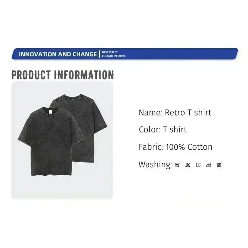 R-Rings Radahn E-Eldening Washed T Shirts Streetwear Hip Hop Casual T-Shirt Tees for Men and Women Short Sleeve Harajuku Graphic