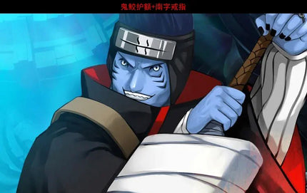 Anime Akatsuki Headband Sasori Uchiha Itachi Ring Sets Cosplay Costumes Props Pain Orochimaru Ninja Accessories