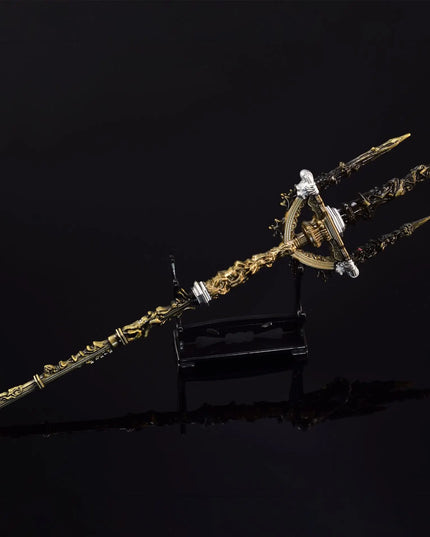 30cm Mohgwyn's Sacred Spear Elden Game Great Spear Samurai Swords Katana Melee Weapon Model Desktop Ornaments Gifts Toys Boys