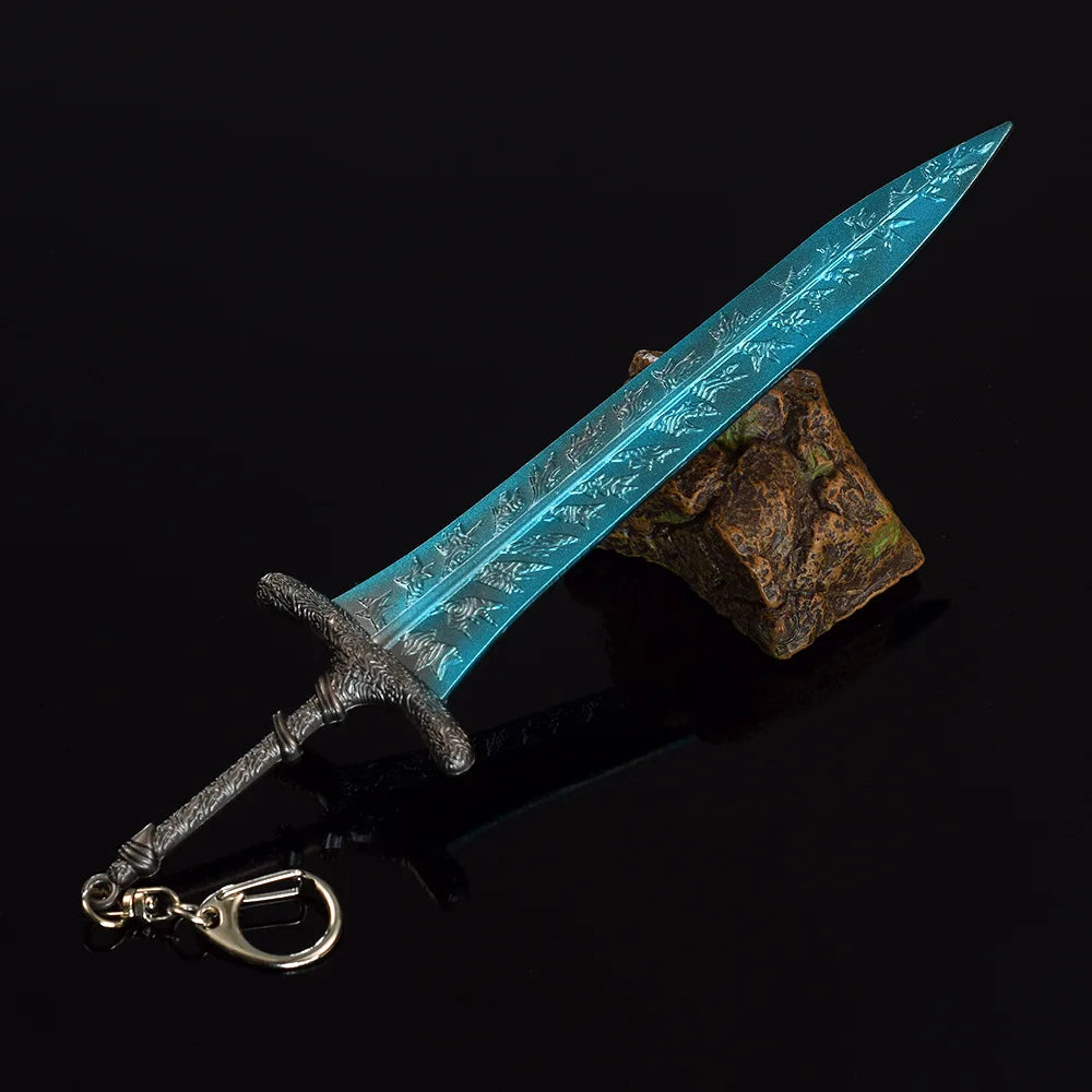 Elden Dark Moon Greatsword Model - 21cm/8.26in Zinc Alloy, Rust-resistant, Not Sharp, Ideal for Ring Collectors, Display