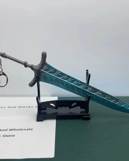 Elden Dark Moon Greatsword Model - 21cm/8.26in Zinc Alloy, Rust-resistant, Not Sharp, Ideal for Ring Collectors, Display