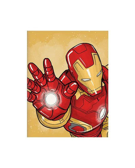MINISO Poster Marvel Canvas Wall Art Print Mural Spider-Man Iron Man Captain America Cartoon Poster Home Decor Gift for Friends