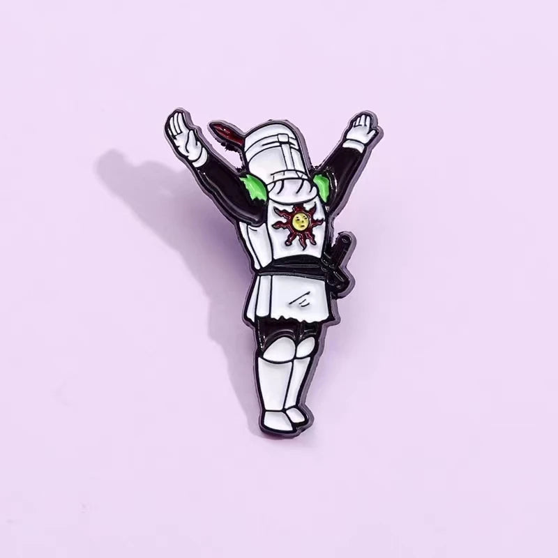 Praise The Sun "Styling Game Enamel Pins Dark Souls Series Of Weapons Brooch Lapel Metal Badges Jewelry Gift For Players Friend