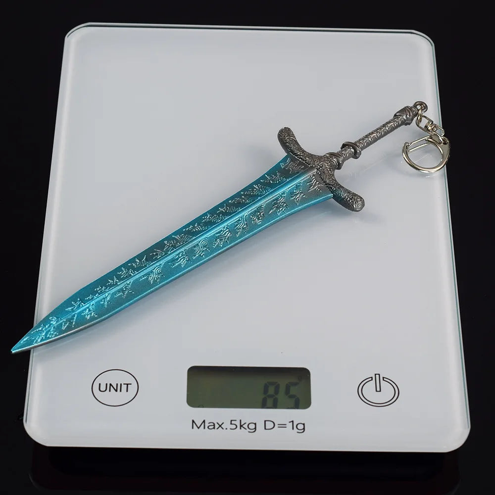 Elden Dark Moon Greatsword Model - 21cm/8.26in Zinc Alloy, Rust-resistant, Not Sharp, Ideal for Ring Collectors, Display