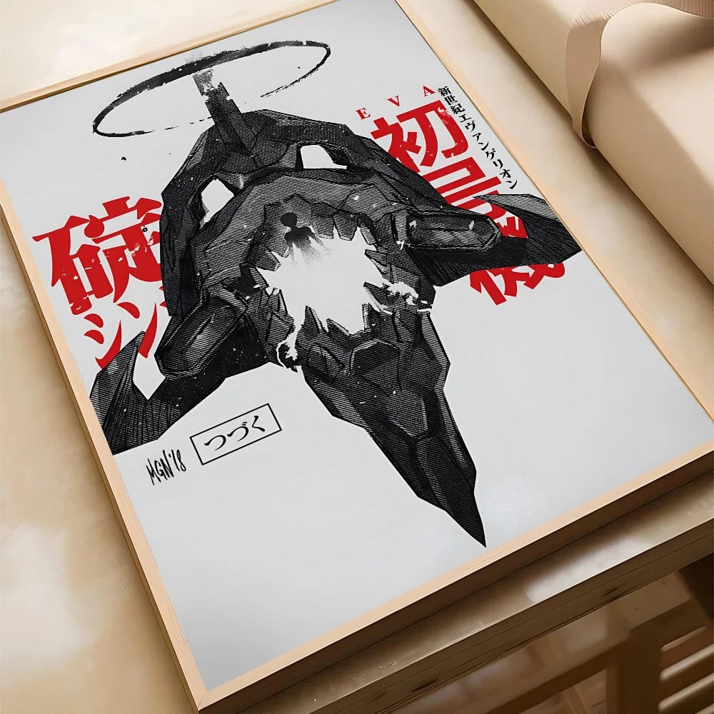 1PC G-Genesis N-NeonS E-Evangelion Poster Poster Paper Print Home Living Room Bedroom Entrance Bar Cafe Art Painting Decoration