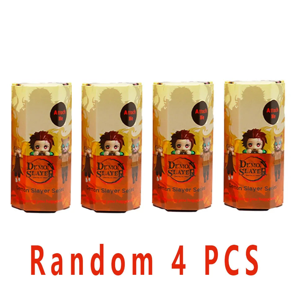 New Party Angel Demon Slayer Series Blind Box Car Decoration Desktop Computer Screen Cupid Hand Fashion Play Doll Birthday Gift