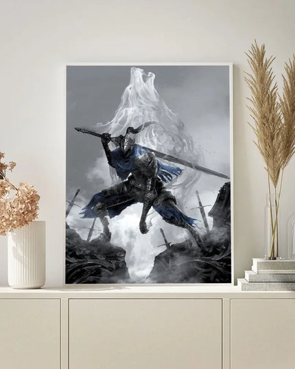 1pc DARK SOULS Adventure Game Poster Wall Art Home Decor Room Decor Digital Painting Living Room Restaurant Kitchen Art