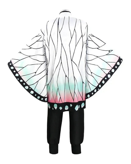 Kochou Shinobu Cosplay Kostuum Anime Shinobu Pruik Haori Uniform Vrouwen Kinderen Halloween Kleding