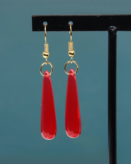 Anime Frieren: Beyond Journey's End Red Earrings Frieren At The Funeral Frieren stud Earrings Pendant Frieren Elf Cosplay Gift