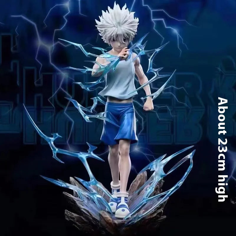 2025 Nuevas Figuras De Anime Hunter × Hunter Killua Zoldyck Figura  AccióN De Manga Modelo Pvc Estatua Coleccionable Ornamento