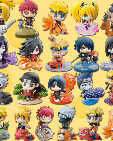 Hot Naruto Shippuden Anime figure Model Sasuke kakashi Gaara Action Figurine PVC Statue Collectible Toy  Doll children gifts