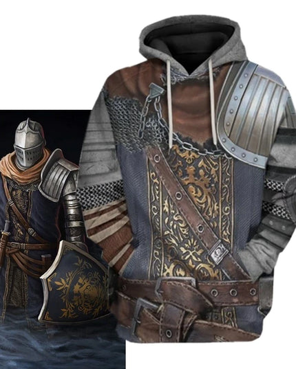 Men's And Women's 3d Printed Popular Game Dark Souls Hoodie New Fashion Casual Hooded Sweatshirt Cool Sport Oversized Loose Top