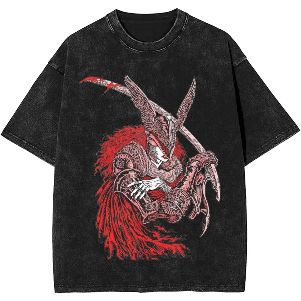 Women Men Malenia Blade of Miquella Washed T Shirt Summer Maidenless Tarnished Classic Simple Harajuku T Shirt New Arrival