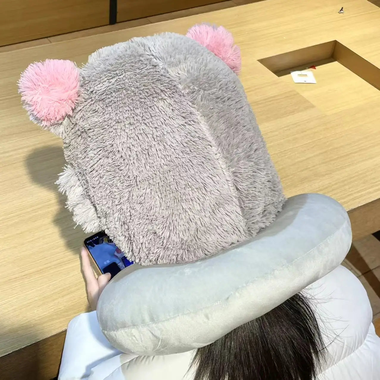 Cosplay Prop Wild Boar Head Plush Hat Demon Slayer Hashibira Inosuke Warm Headgear Japanese anime Stuffed Anime Plushies Gift