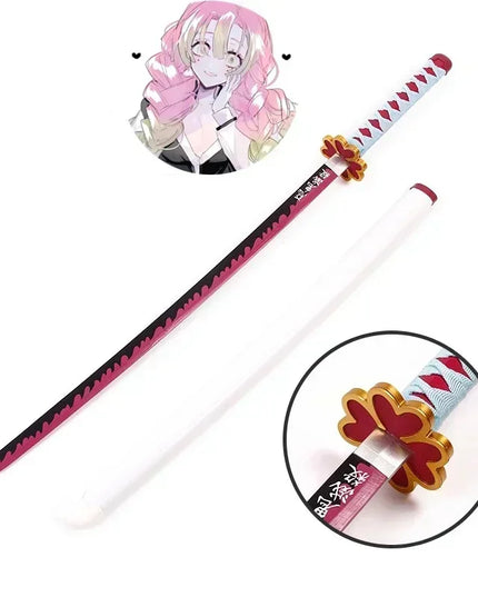 104cm Demon Slayer Katana Swords Tanjirou Zenitsu Katana Fake Sword Killer Devils Real Size Japanese Anime Cosplay Prop Toy Gift