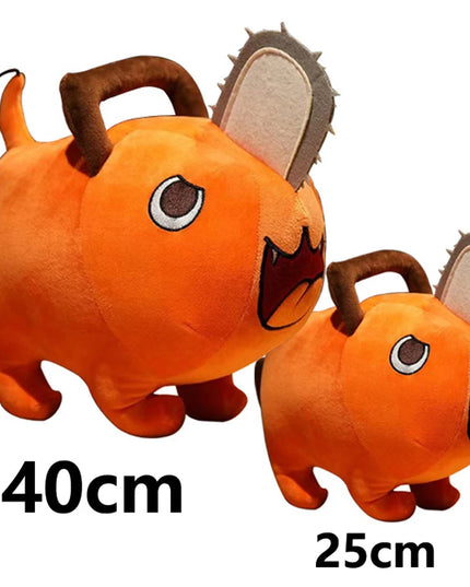 10-40cm Anime Chainsaw Man Dolls Plush Toy Cartoon Pochita Orange Dog Pillow Stuffed Soft  Toy for Kids Birthday Gift