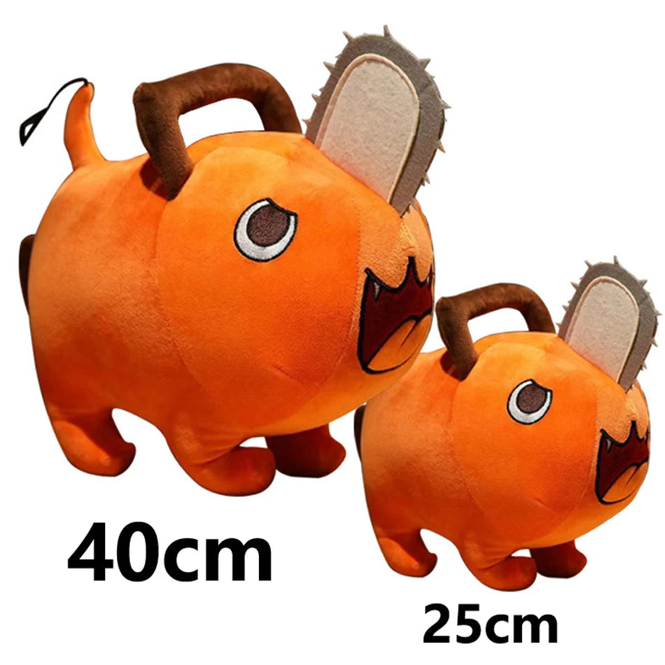 10-40cm Anime Chainsaw Man Dolls Plush Toy Cartoon Pochita Orange Dog Pillow Stuffed Soft  Toy for Kids Birthday Gift