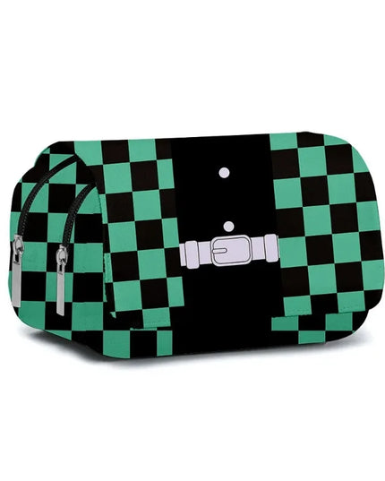 Demon Slayer 3D Anime Pen Bag Student Storage Bag Tanjirou Nezuko Zenitsu Giyuu Cartoon Pen Box Cute Boys Girls Pencil Case