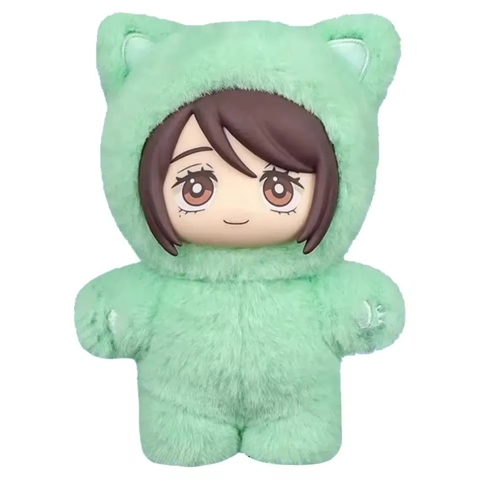 In Stock Genuine Eaki Jujutsu Kaisen Season 2 Cat Park Party Gojo Satoru Blind Box Plush Wrist Bag Pendant Model Collection