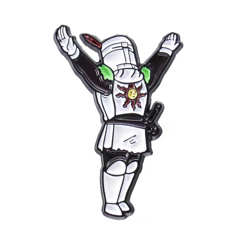 Praise The Sun "Styling Game Enamel Pins Dark Souls Series Of Weapons Brooch Lapel Metal Badges Jewelry Gift For Players Friend