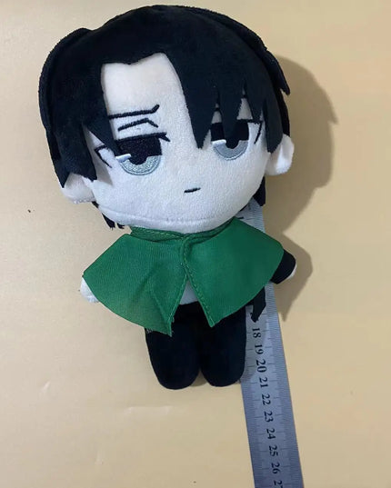 20cm Anime Attack on Titan Plush Toys Doll Kawaii Levi Eren Mikasa Cute Kawaii Collection Green Stuffed Birthday Gifts For Kids