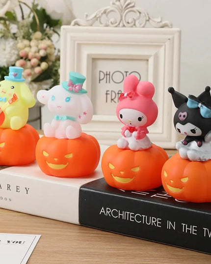 Animation Sanrios Kitty Kawaii Glowing Cloud Lamp Hello Kitty Bedside Lamp LED Night Light Cake Decoration Decoration Gift