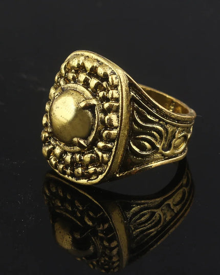 Game Dark Souls Ring Black Red Sapphire Vintage Style Ring Adjustable Metal Rings For Women Men Cosplay Jewelry Accessories Gift