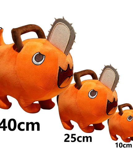 10-40cm Anime Chainsaw Man Dolls Plush Toy Cartoon Pochita Orange Dog Pillow Stuffed Soft  Toy for Kids Birthday Gift