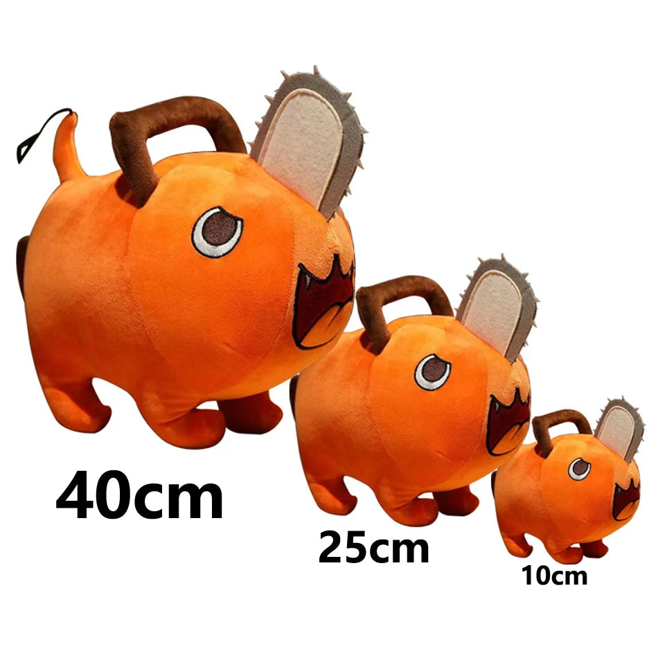 10-40cm Anime Chainsaw Man Dolls Plush Toy Cartoon Pochita Orange Dog Pillow Stuffed Soft  Toy for Kids Birthday Gift