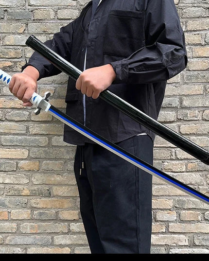 104cm Demon Slayer Katana Swords Tanjirou Zenitsu Katana Fake Sword Killer Devils Real Size Japanese Anime Cosplay Prop Toy Gift