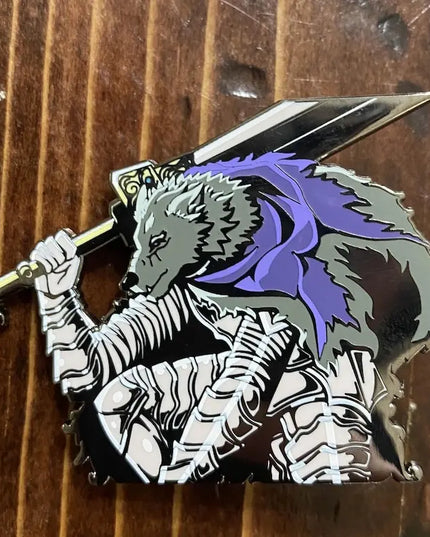 Elden Ring Ranni and Blaidd Enamel Pin