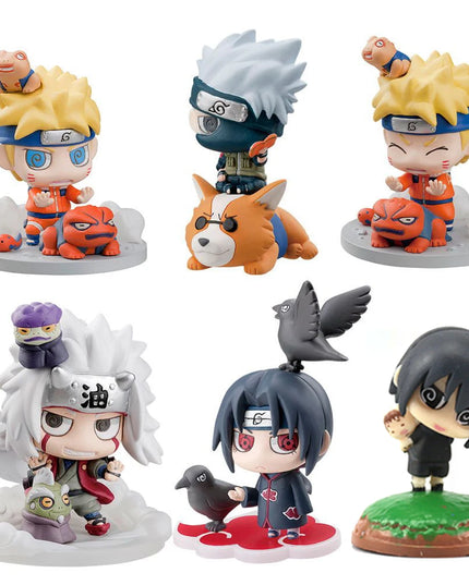 Hot Naruto Shippuden Anime figure Model Sasuke kakashi Gaara Action Figurine PVC Statue Collectible Toy  Doll children gifts