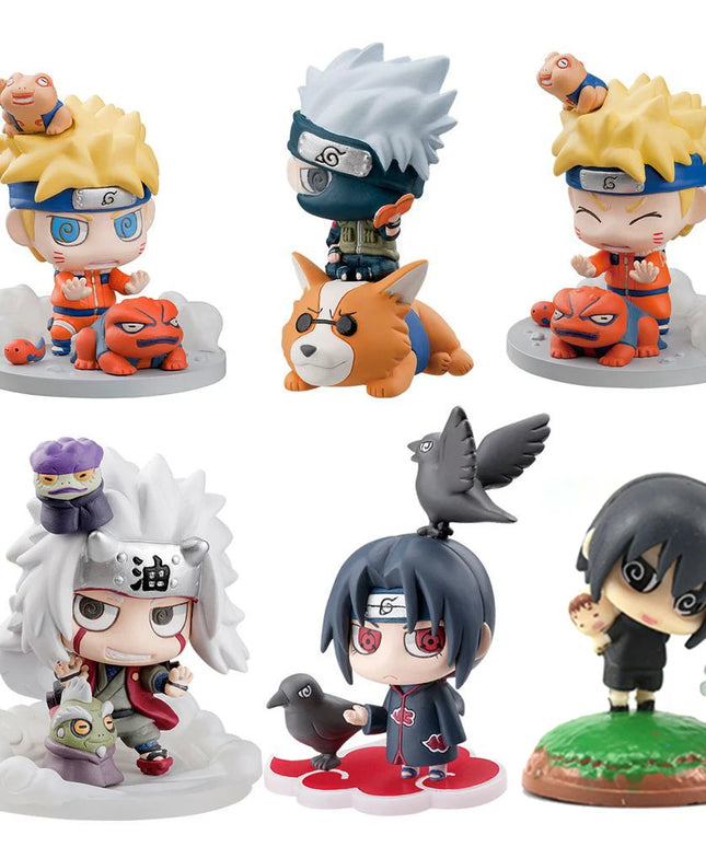Hot Naruto Shippuden Anime figure Model Sasuke kakashi Gaara Action Figurine PVC Statue Collectible Toy  Doll children gifts