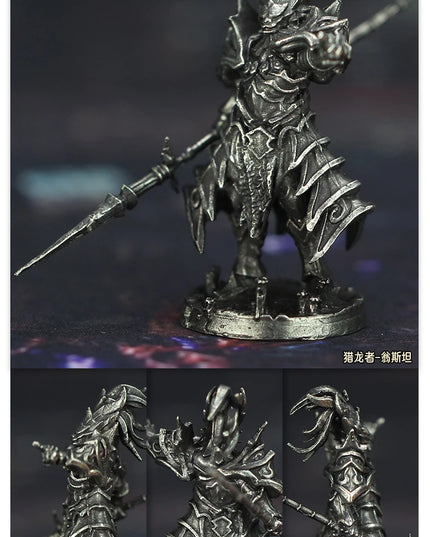 Cupronickel Dark Soul Sun Knight Onion Soldier Toys Model Finished Product Gifts Board Game Piece Miniature Ornament Accessories
