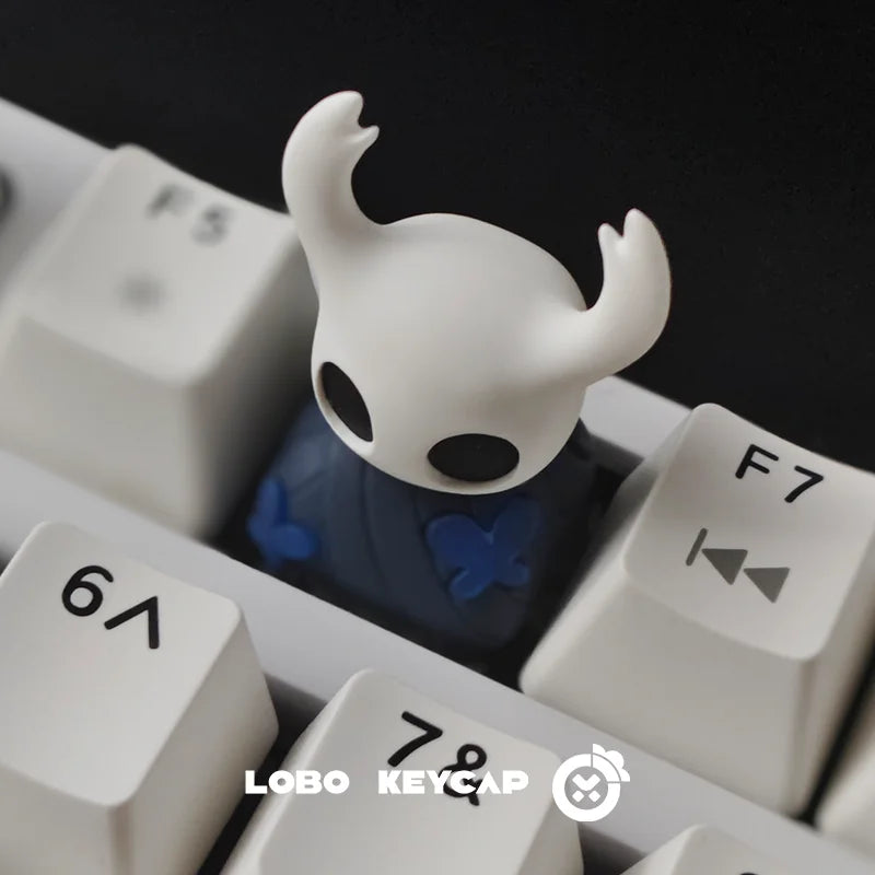 Hollow Knight Keycap Single Transparent Kawaii Hornet Creative Keycap Resin Mechanical Keyboard Customized Esc Game Peripheral