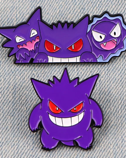 4 pcs Creative Brooch Set Cute Game Console Pikachu Togepi Charmander Enamel Pin Wallet Backpack Clothing Jewelry