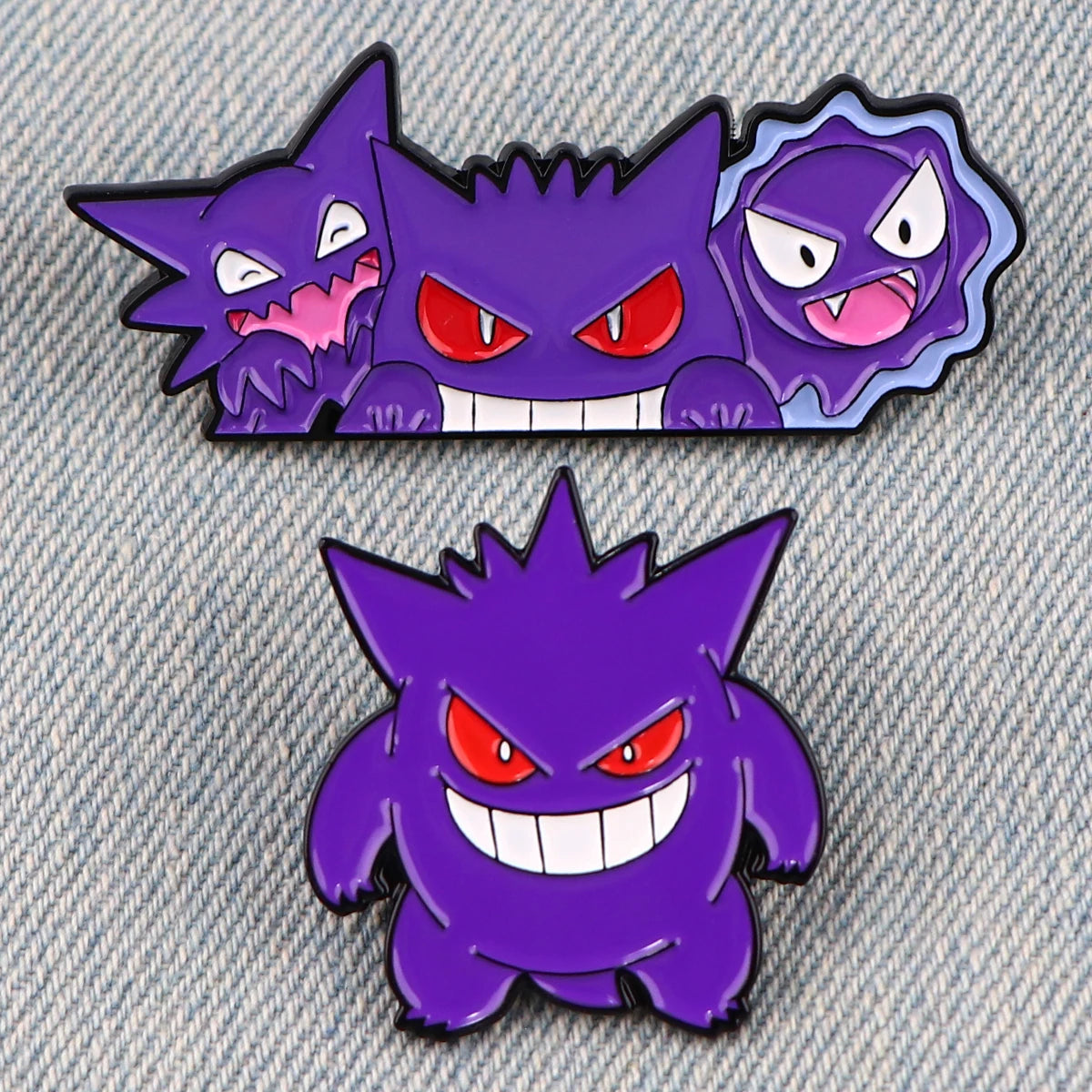 4 pcs Creative Brooch Set Cute Game Console Pikachu Togepi Charmander Enamel Pin Wallet Backpack Clothing Jewelry