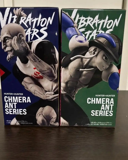 In Stock BANDAI HUNTER HUNTER VIBRATION STARS Aizakku Netero Meruem Hot Anime Action Model Gifts Collectible Figurines for Kids