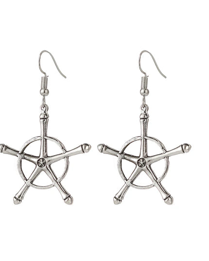 Anime Bleach Necklace Quincy Ishida Uryuu Cosplay Ginrei Gojiaku Amulet Alloy Choker Chain Keychain Pendant Jewelry Gifts