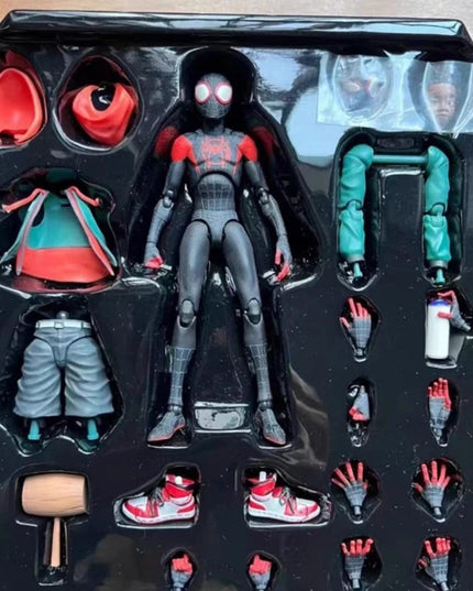 Marvel's Spider-Man Event Model Spider-Man Miles · SV · SHF· Morales Penny · Parker Anime Character Statue Toy