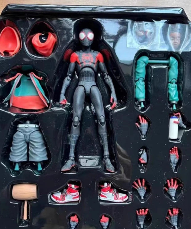 Marvel's Spider-Man Event Model Spider-Man Miles · SV · SHF· Morales Penny · Parker Anime Character Statue Toy